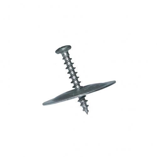 Komplekts (5.2x35mm T25+SP 40x1.0mm) Metāla paplāksne + koka skrūve (5.2x35mm T25+SP 40x1.0mm) - Image 1