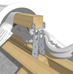 Kores latas balsts, 50 mm