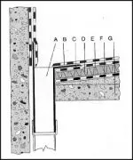 Parapeta izvads kantains, 65x100 mm / L-500 mm, BITUM