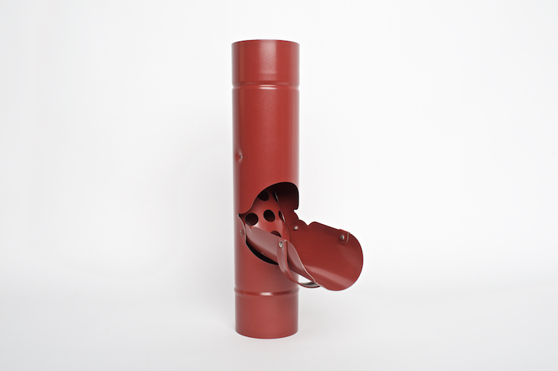 VT Notekcaurules ūdens novadītājs 87 mm, RAL 3005 - vīna sarkana