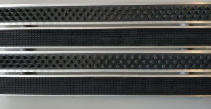 Kājslauķis ABI Alucable ar birstēm un gumiju, 1000 x 600 mm