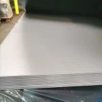 PVC skārda loksne Rhenofol, 2 x 1 m, gaiši pelēks